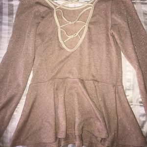 Sparkle long sleeve top!